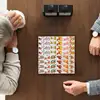 Mahjong Tile Game 48pcs Stacking Blocks Mahjong Tile Game Set Exercise Thinking Skills Board Game For Family Gathering For 4