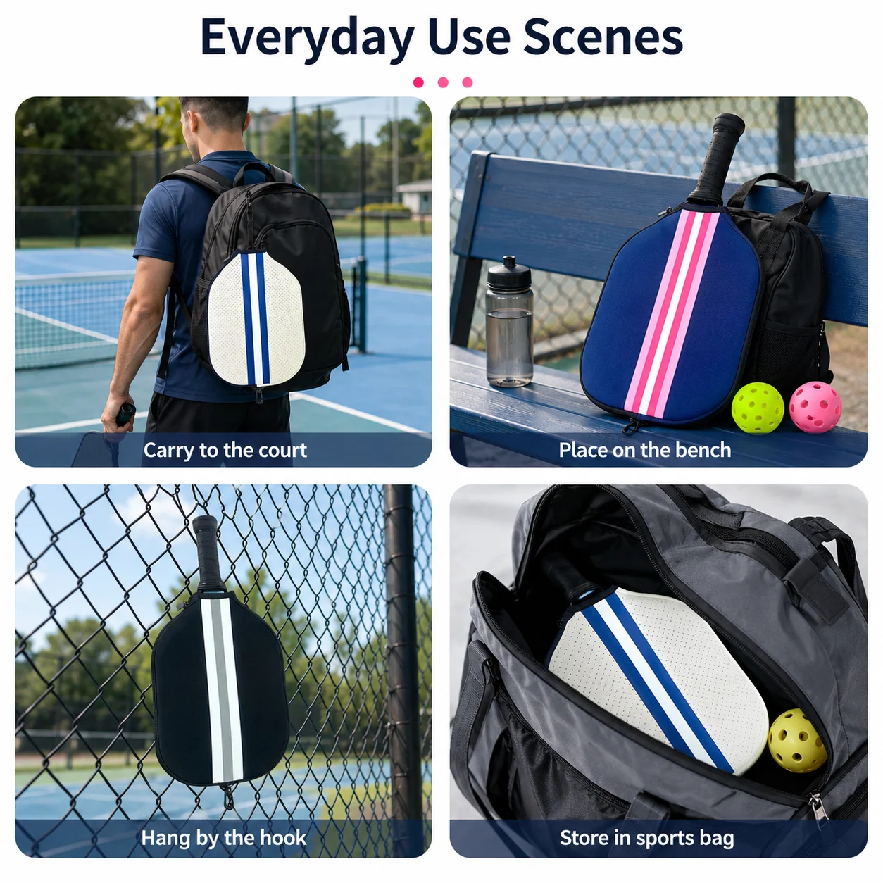 Pickleball Paddle Cover 4