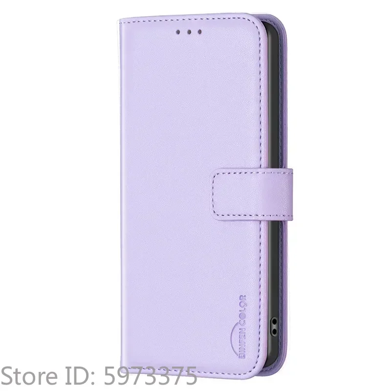Elegant Leather Wallet Phone Case with Card Slot