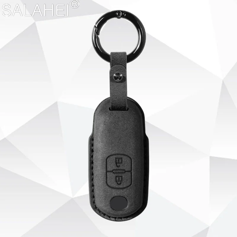 

Suede Car Key Case Cover Remote Shell Fob For Mazda 2 3 5 6 BL BM GJ Atenza Axela Demio CX-3 CX30 CX-5 CX5 CX7 CX-9 CX8 Keychain