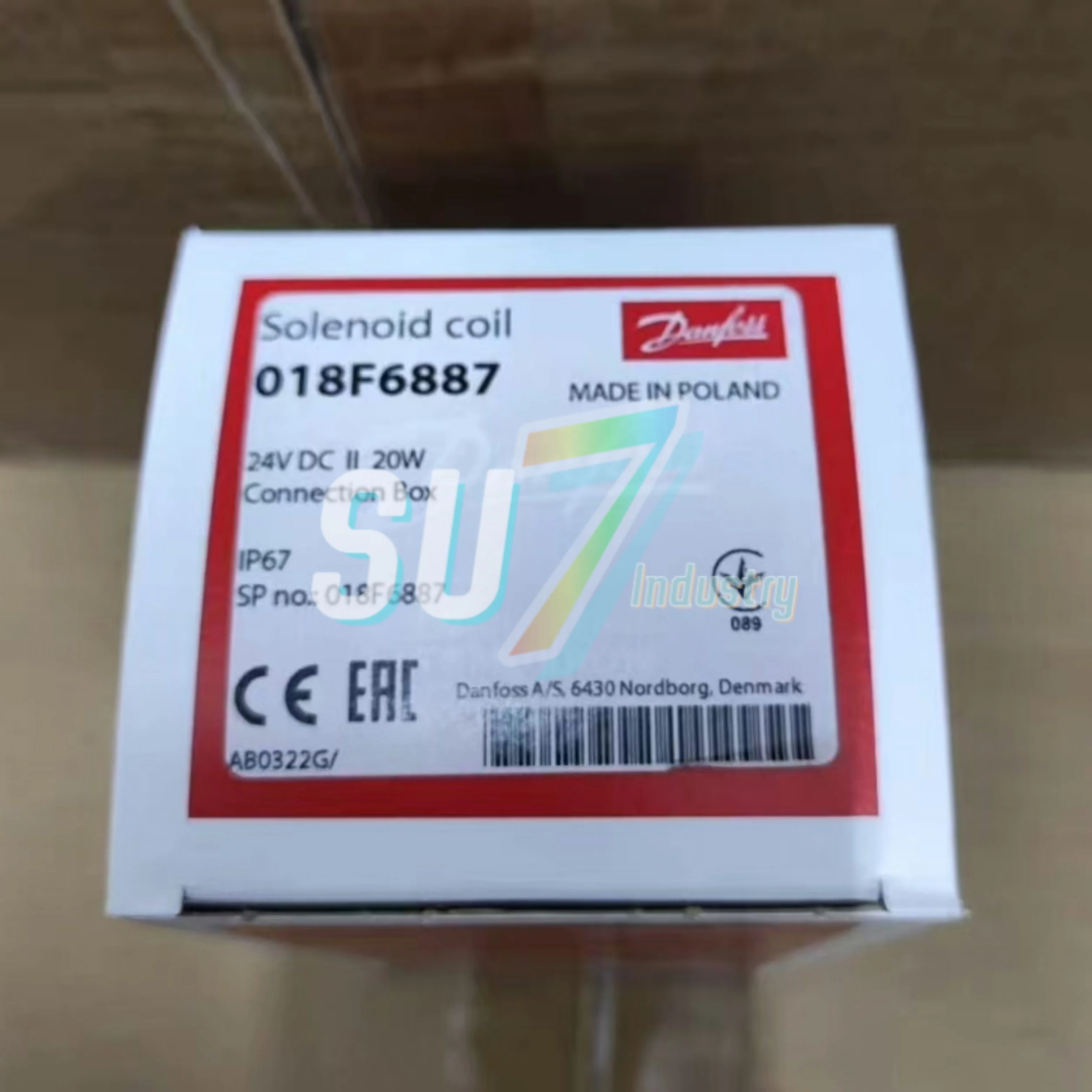 새로운 018F6887 BG024DS 솔레노이드 밸브 코일 018F6905 BN230AS 018F7351 BB230AS