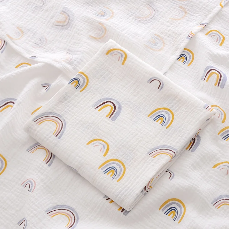 Muslin Squares Diapers for Newborns Baby Blanket Swaddle Children's Blanket Newborn Baby Stuff Museline Waddling Breathable 5
