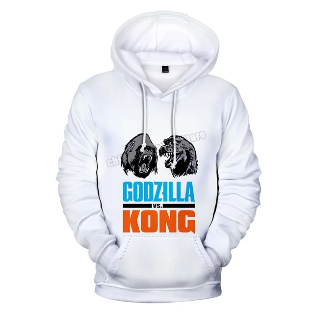2021 Godzilla Vs. King Kong Children's Hoodie Tops Wear Clothes 3d Print Hooded Sweater Spring and Autumn Fashion Clothes Lounge 6