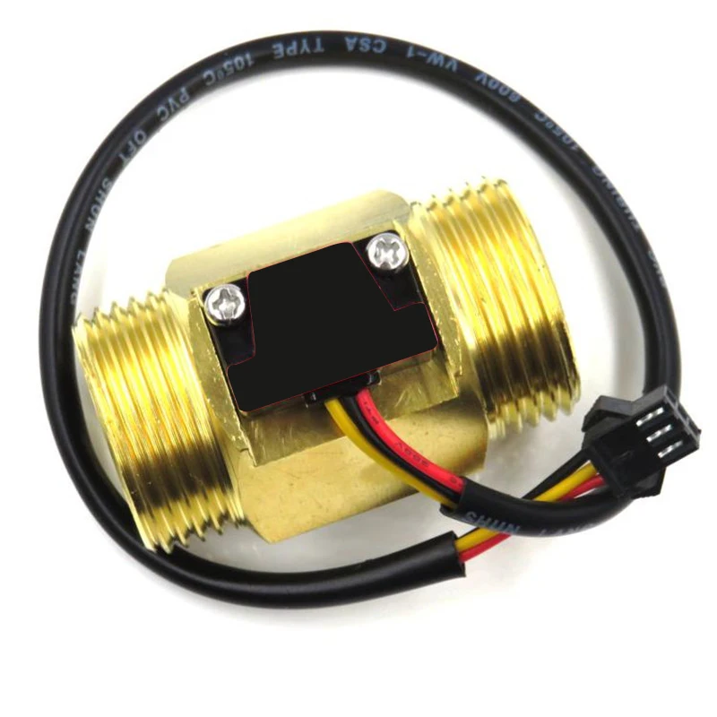 Water Flow Meter DN20 G3/4'' Water Flow Sensor Switch 1-30L/min Flow Meter For Industrial Control Liquid Circulating