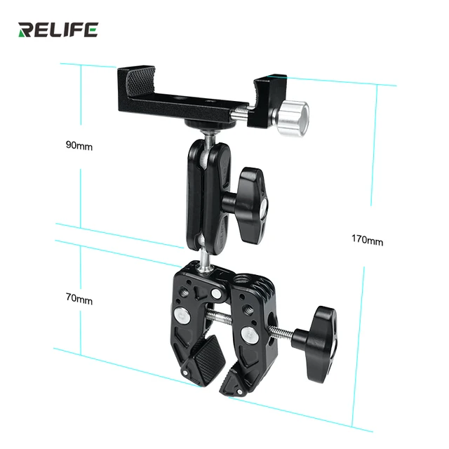 منجلة تثبيت كاميرات متعددة الاتجاهات RELIFE TO2 – (Magic Clamp) 2