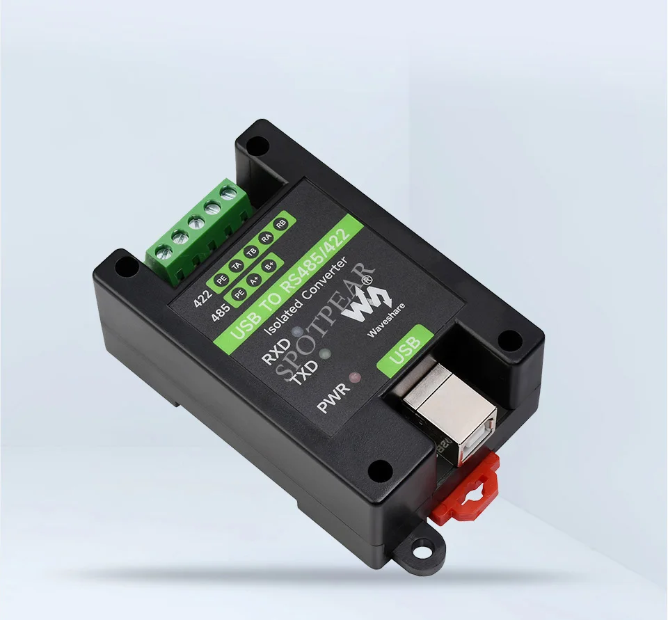 Conversor Isolado de Grau Industrial Usb para Rs485 422 Suporte de Proteção Múltipla Montagem na Parede e Montagem em Trilho - Imagem 5