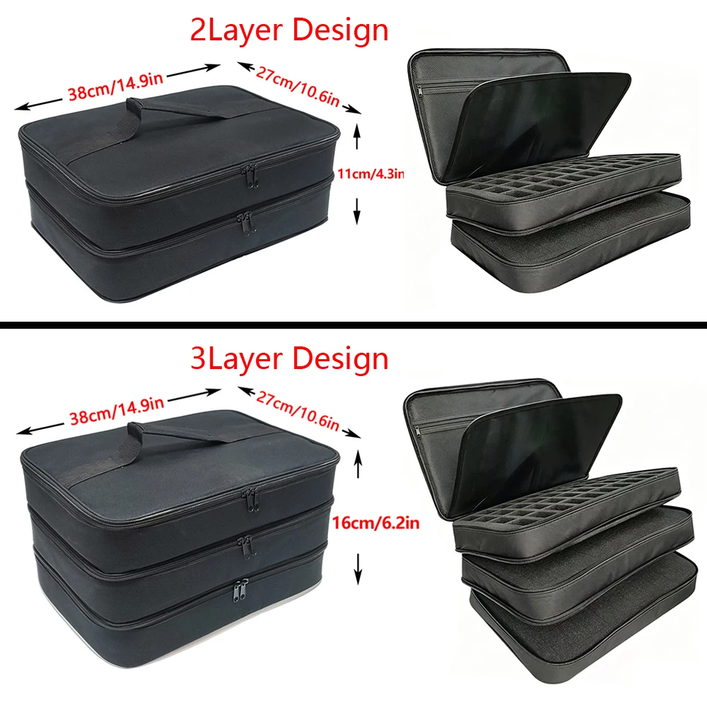 Colorful Shockproof EVA Watch Storage Case - Portable Protective Organizer Bag