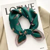 Horse Printing Design 100% Pure Silk Square Scarf Women Fashion Luxury Brand Scarves Neckerchief Hair Hand Wrist Bandana 5