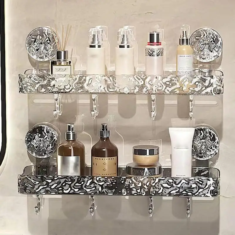 

Полки для душа внутри, прямоугольная стойка для душа, домашняя настенная раковина, прозрачная зеркальная стойка для хранения, треугольный Органайзер