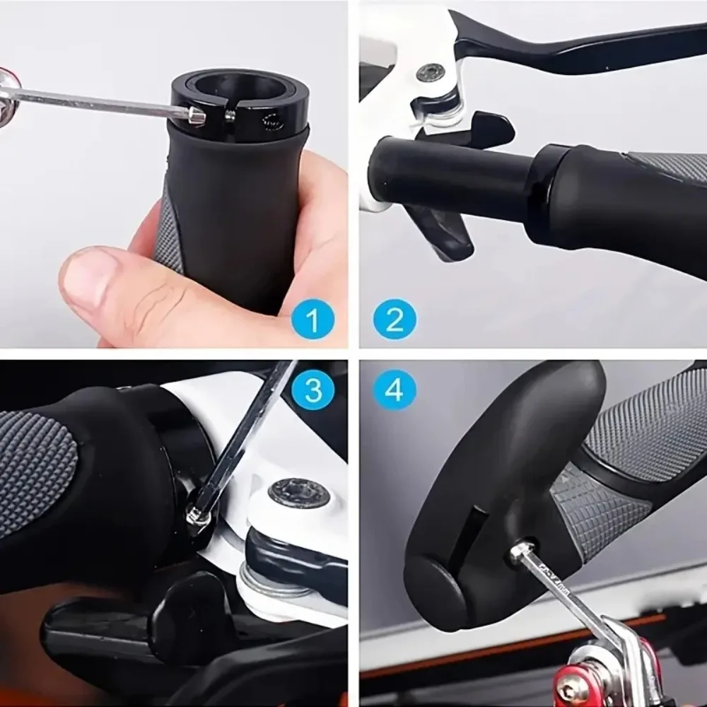 Comfortable Ergonomic Bike Handlebar Grips 5
