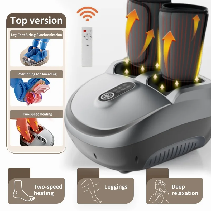 Electric Shiatsu Foot Massager with Heat and Air Pressure