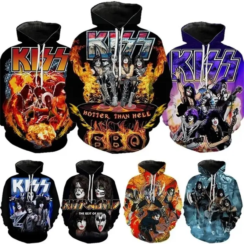 Heavy-Metal-Rock-KISS-Band-Hoodies-Men-y2k-Tops-Pop-3D-Printed-Hip-Hop ...