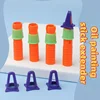 Blue painting Stick extender Pencil Sharpener Multi-function crayon cap pen catcher Oil painting stick life extension extender c 6