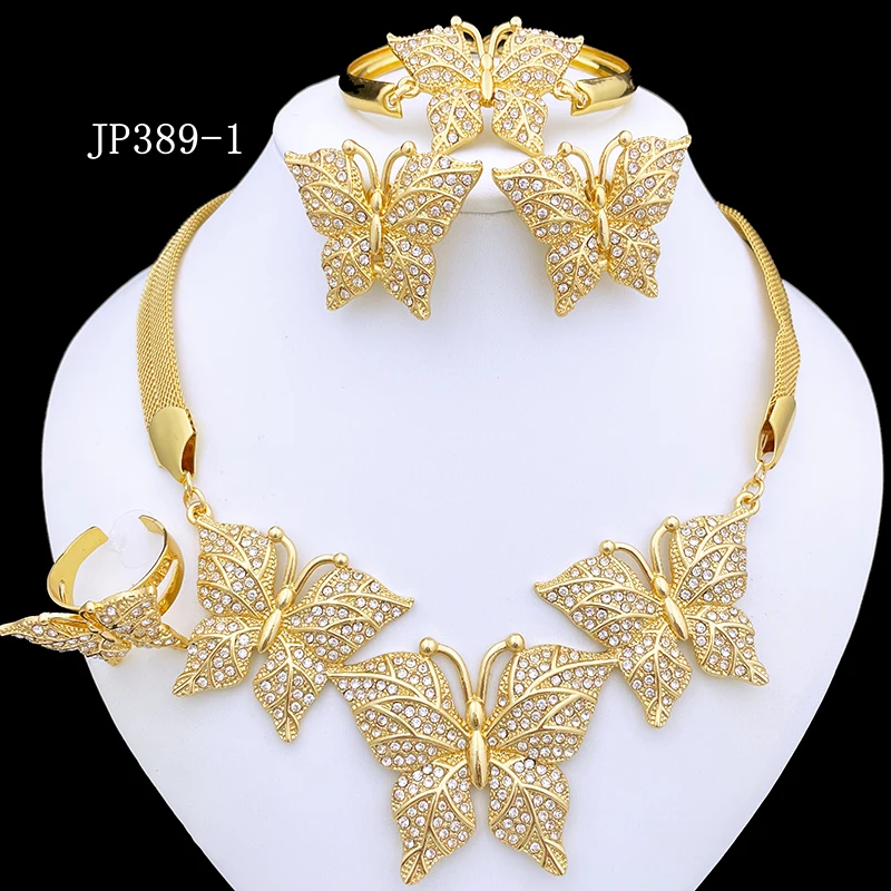 Ladies Anime Bling Bling 24k Gold Butterfly Hip Hop Pendant Chain Necklace  | eBay