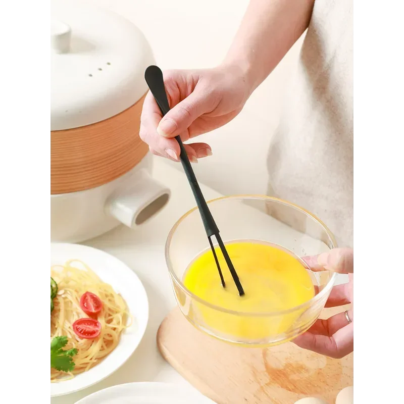 

Пластиковый венчик для кухни и бара, Многофункциональный ручной венчик для яиц, взбиватель для крема, бара, приправа, ложка, кухонные инструменты, готовка