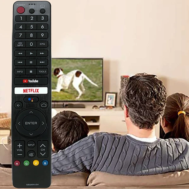 Télécommande vocale de rechange GB326WJSA pour Smart TV Sharp Aquos avec   Netflix GB346WJSA GB326WJSA