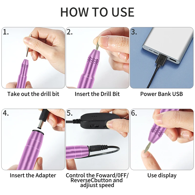 Complete Manicure Set for Nail Extensions
