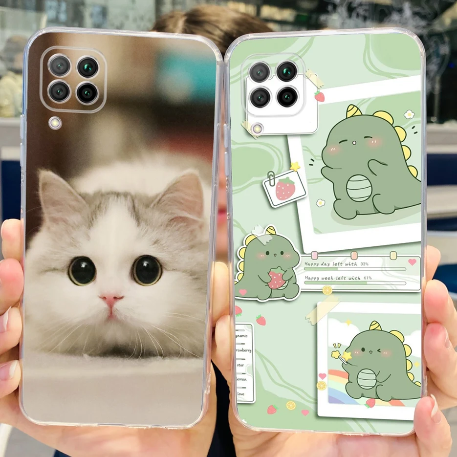 Cute Painted Clear Silicone Phone Case - Soft and Durable Cover