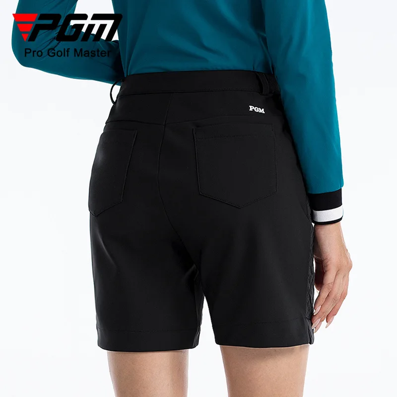PGM Golf Pants Women's Autumn/Winter Cotton Sports Shorts Light Heating Inner Elastic Belt Comfortable and Warm