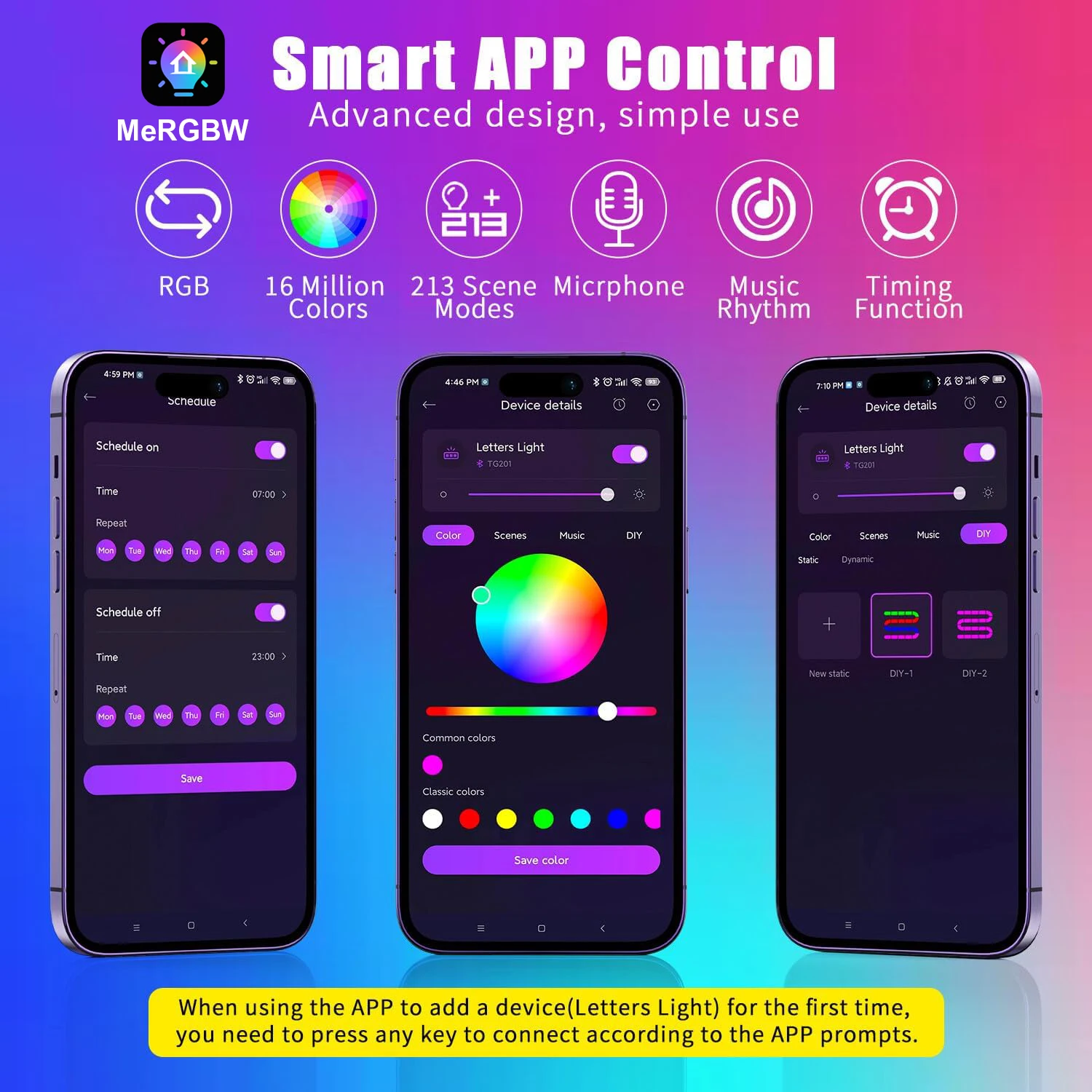 장식 RGB 문자 조명 선물 알파벳 DIY 장면 모드 LED 라이트 업 문자 사인 라이트 업 알파벳 램프, 야간 조명 문자 V