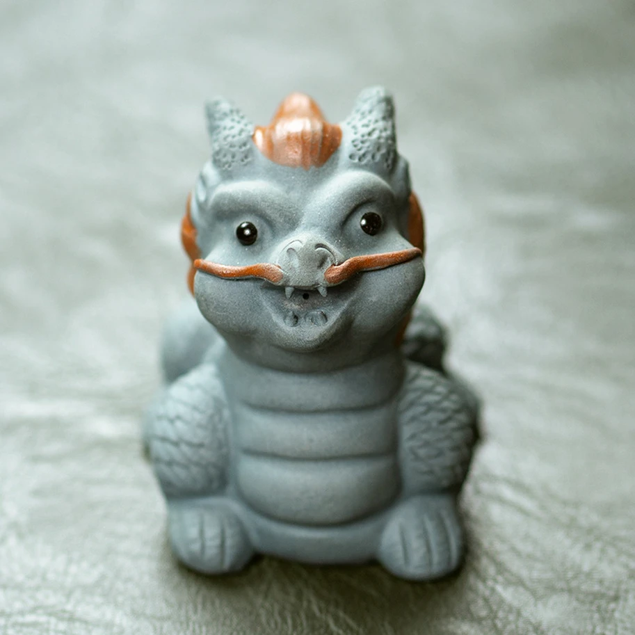 

Purple Sand Tea Petting Dragon Ornament Twelve Zodiac Handmade Tea Play Cute Tea Ceremony Tea Table Accessories Auspicious Omen