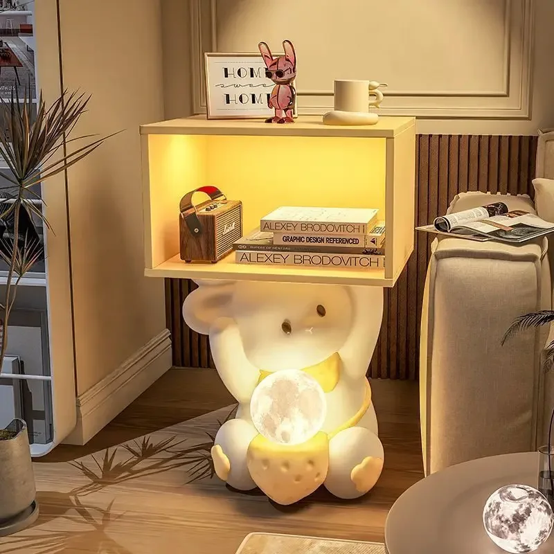Kids Bedside Table Nightstand Children Bedroom Cabinet Night Tables Headboard Open Nightstands Comodino Bedside Table Furniture