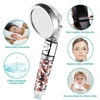 New 3 Modes adjustable nozzle Booster handheld bathroom shower Removable and washable anion filter shower Bathroom Accessories 4