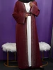 109413-eaa6e3.jpg Vente chaude Ramadan strass Cardigan robes islamiques avec poches Kebaya musulman Kimono Abaya dubaï vêtements modestes femmes EID