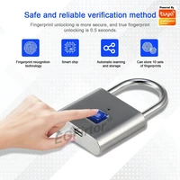 EGFirtor Tuya Smart Fingerprint Padlock Anti-Theft Security Lock for Bag Luggage Box Digital Keyless Door Lock for Travel - Image 3