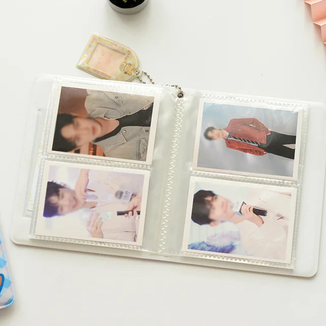 Catoon Photocard Holder Fotóalbum 3 Hüvelykes 36/64 Zsebek Kis Kötőanyag A Kártyákhoz Kpop Love Heart Hollow Photocards - Image 6