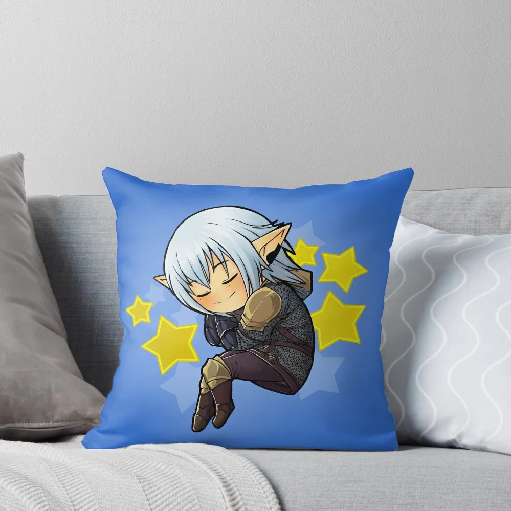 

Sleeping Haurchefant Throw Pillow Decorative Cushion Sofa Covers Embroidered Cushion Cover Pillow Case Christmas