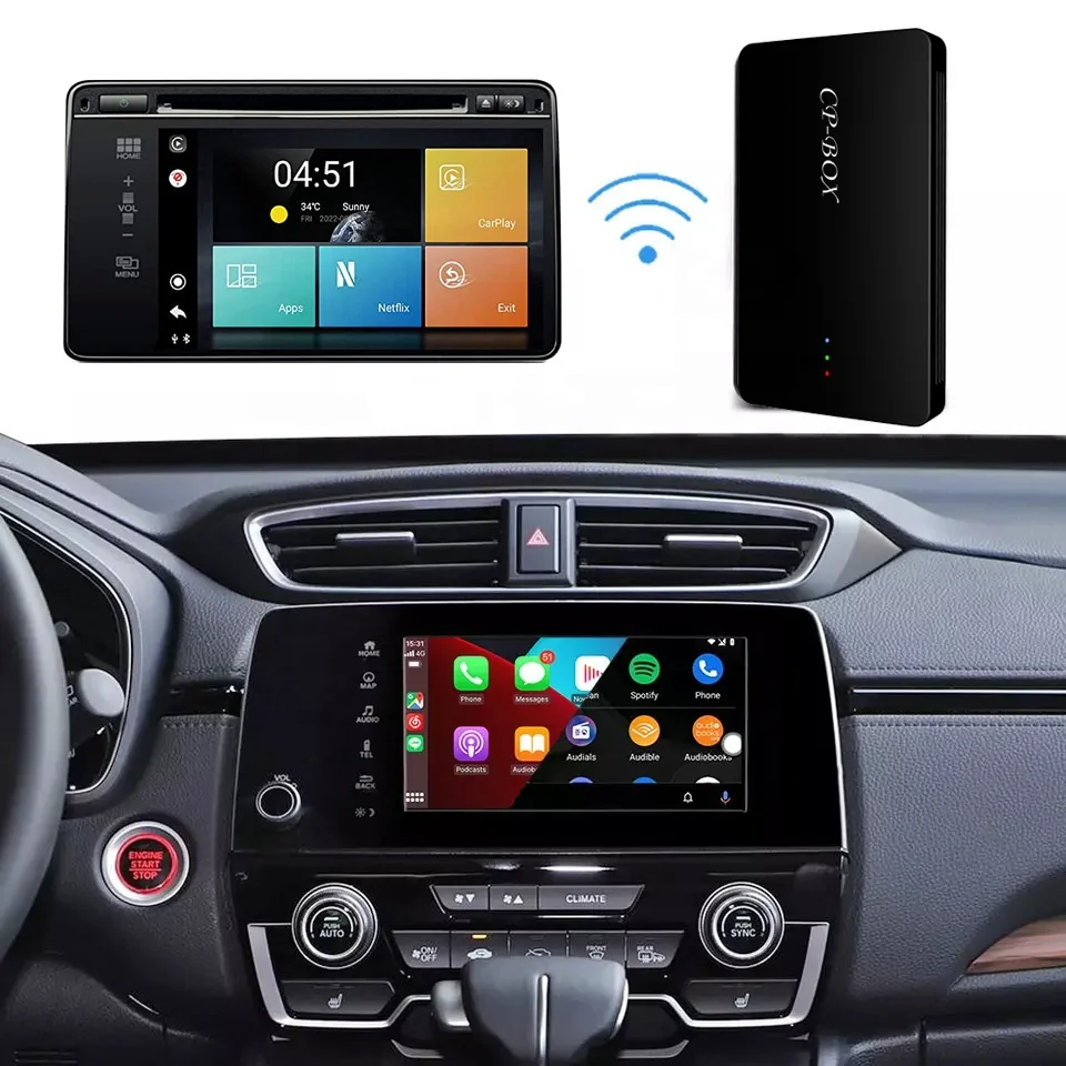 

Universal U2W Wired to Wireless Car Play USB CarPlay Dongle Adapter with YouTube Netflix