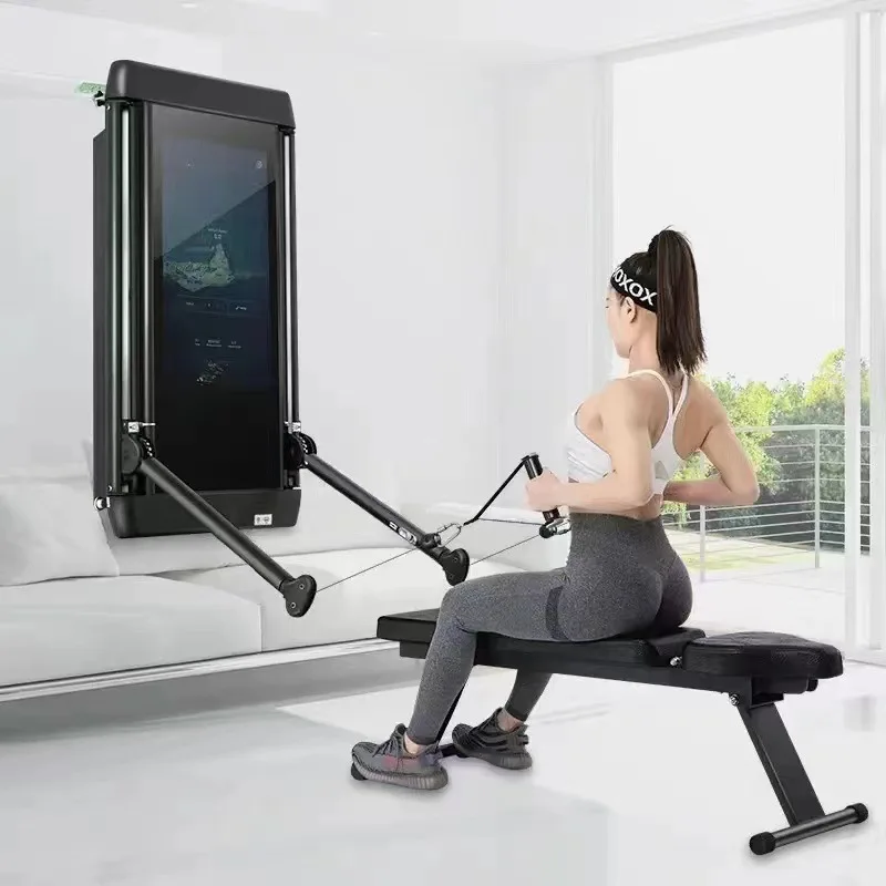 Power gantry integrated frame Wall Mounted multifunctional home Smart comprehensive training fitness mirror