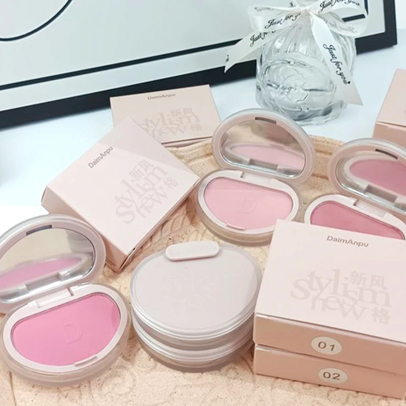 DaimAnpu monochrome honey powder powder blusher, high gloss, natural brightening, rouge setting, powder blusher cream - Image 6