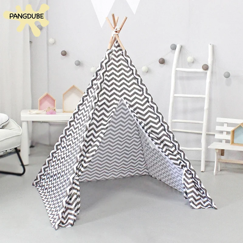 PANGDUBE 110&times;110&times;140cm Baby Playpen Wooden Play House Children Room Decoration Baby Activity Fence Christmas Gift for Kids