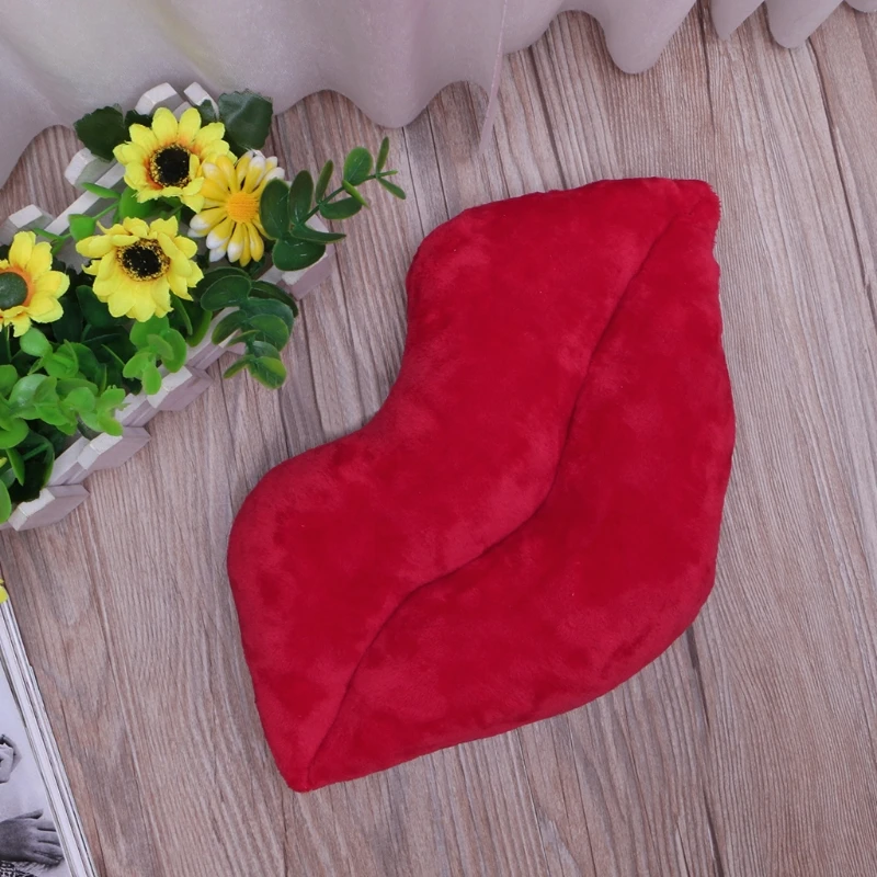 Big Red Lips Cushion Pillow Stuffed Plush Doll Car Seat Home Living Room Bedroom Decoration Valentine's Day Gift Drop Ship 5