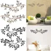2Pcs Metal Tree Leaf Wall Décor Vine Olive Branch Leaf Wall Art Artistic Wall Hanging Sign Decorative Wall Sculpture Sturdy Home 1