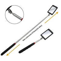 Telescoping Flexible Head Inspection Mirror Car Bottom with Light Adjustable Detection Mirror Magnification Inspection Mirror 5