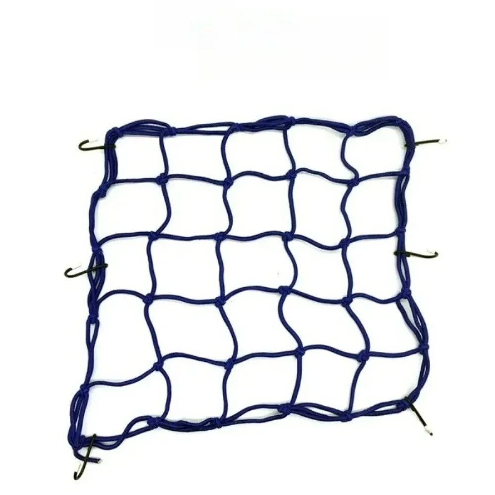 오토바이 액세서리 5가지 색상 40x40cm 오토바이 6개 후크 탄성 스트레치 네트 오토바이 보관 헬멧 연료 탱크