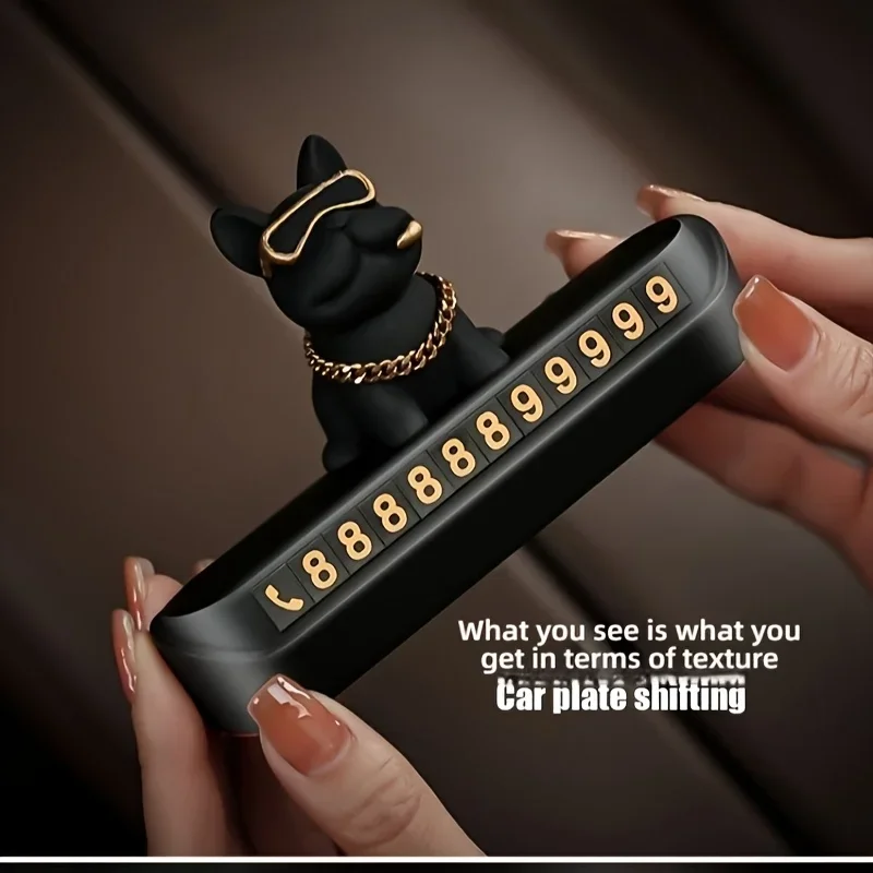 Car Phone Sliding Cover Dog Design