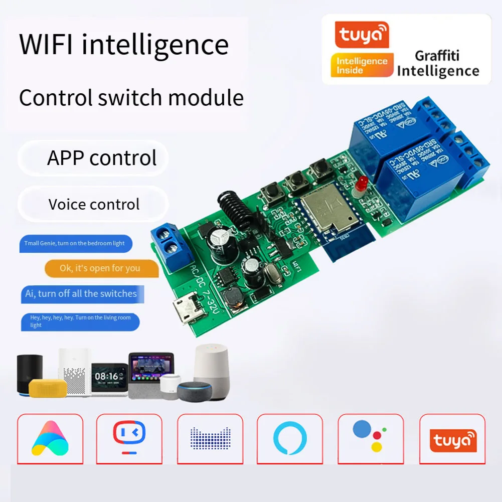 

Умный выключатель с Wi-Fi, 1 канал, 12 В, 24 В