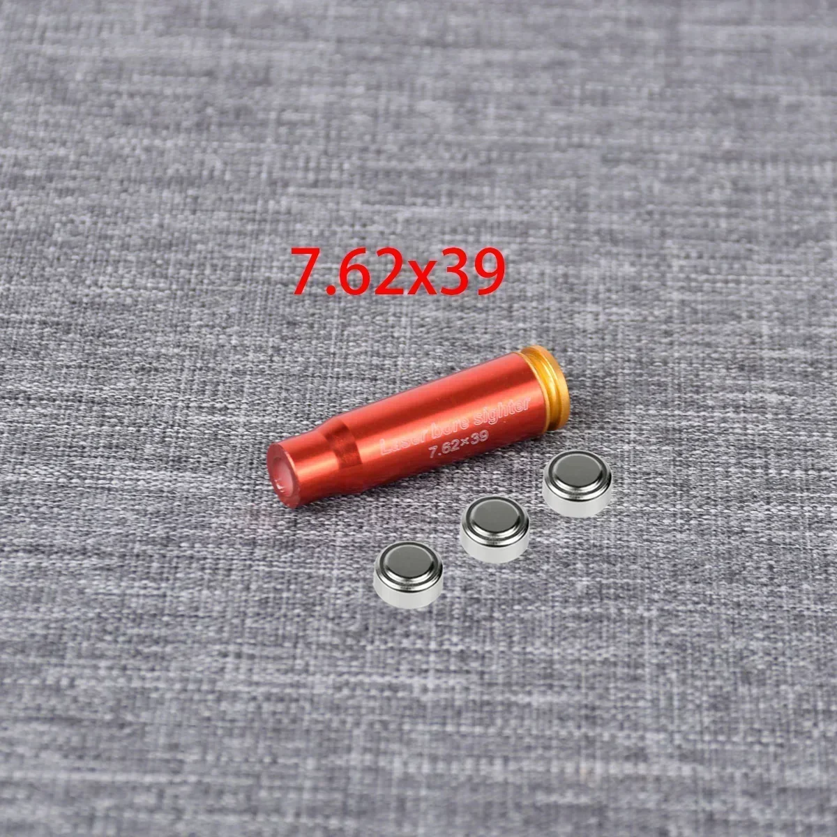 Tactical Laser Bore Sight Red Boresighter Cartridge 9mm 12GA 20GA .223 .308 5.45x39 7.62x39 9x19mm Training Bullet Snap Caps
