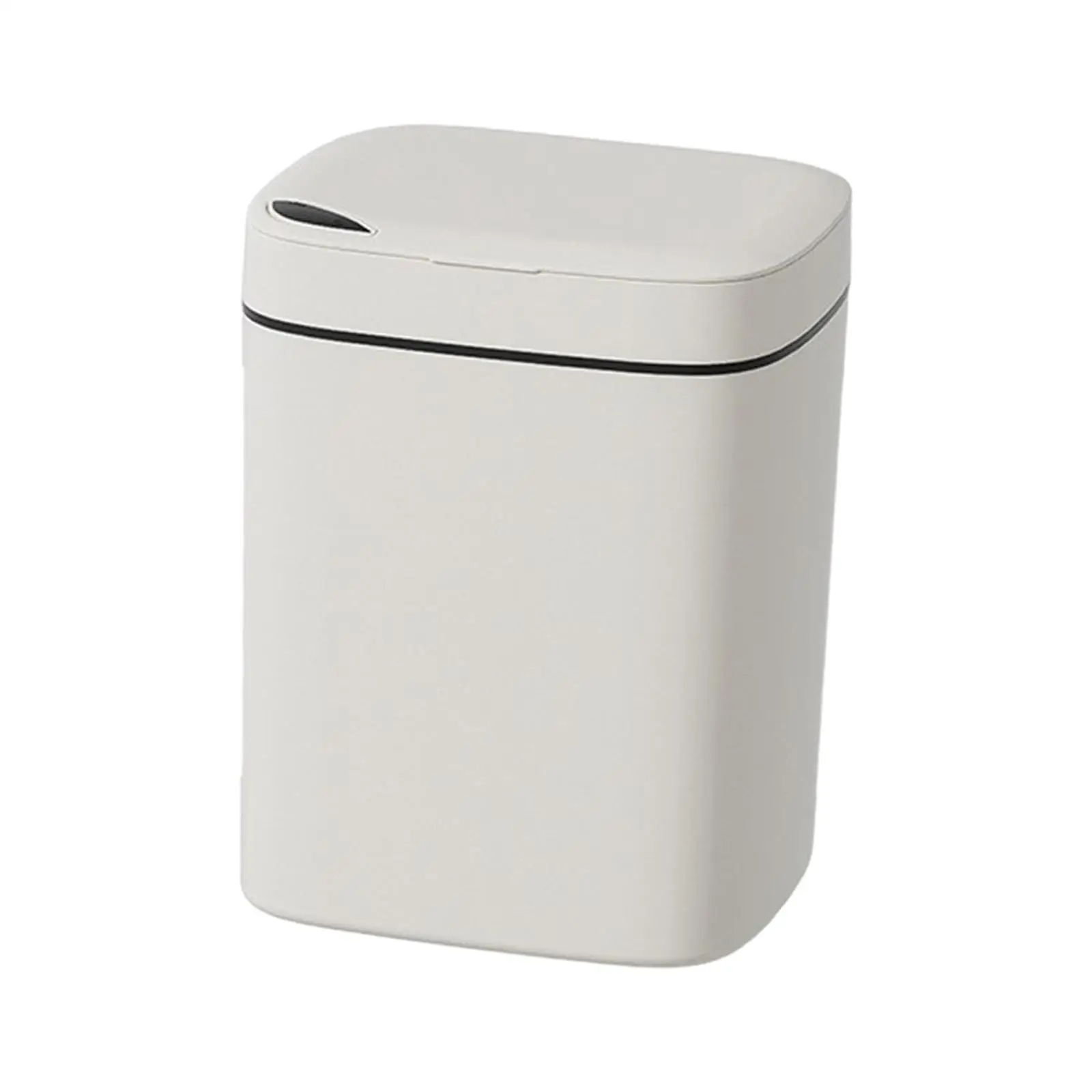 Smart Induction Trash Bin, Bathroom Rubbish Bin, 12L for Office Living Room Kitchen Household