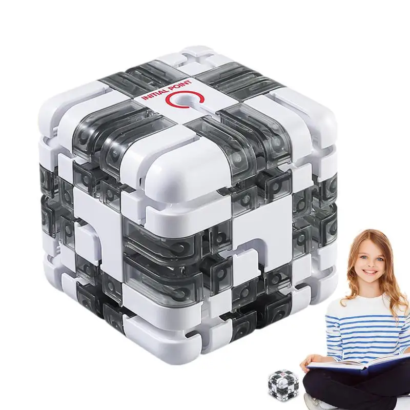 

Cubes Brain Teaser Puzzle Toys Anti-Collision Competitive PK 3D Maze Cube Maze Ball Cube To Enhance Patience And Concentration