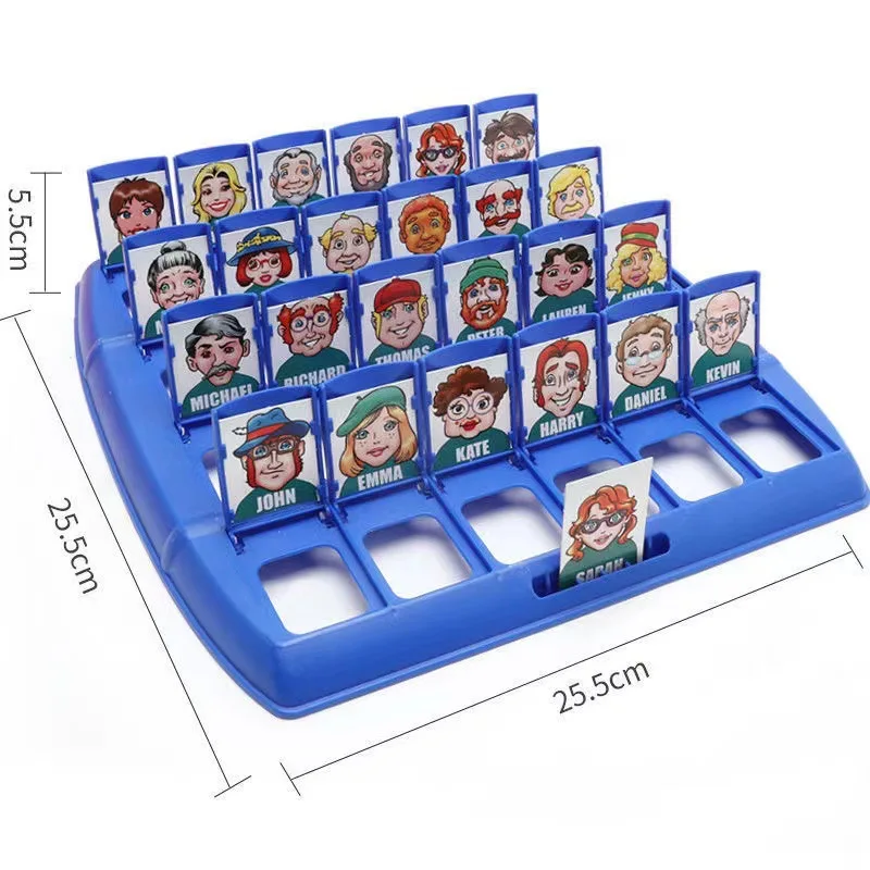 Guess Who I Am Board Game Parent-child Interaction Toy Logical Reasoning CHILDREN'S Puzzle Guess Me You My Character Chessboard 6