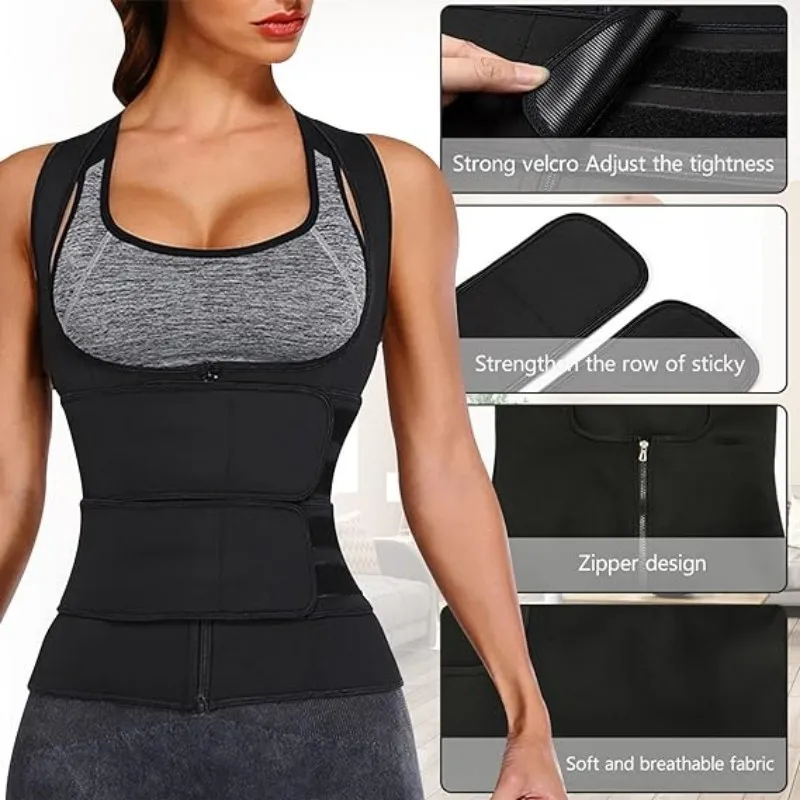 

Waist Trainer Shaperwear Neoprene Sauna Belt for Women Weight Loss Cincher Body Shaper Tummy Control Strap Slimming Fitness Belt