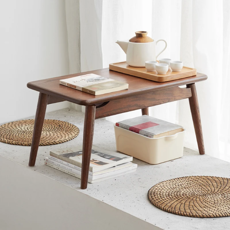End Side Table Living Room Furniture Low Coffee Tables Hall Solid Wood Modern Design Coffee Corner Flush Tavolo Table SY50CT