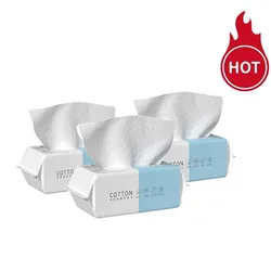 Luxuriously Thick Cotton Facial Towels - Gentle and Absorbent Makeup Remover Wipes - 15x20cm (3 packs)