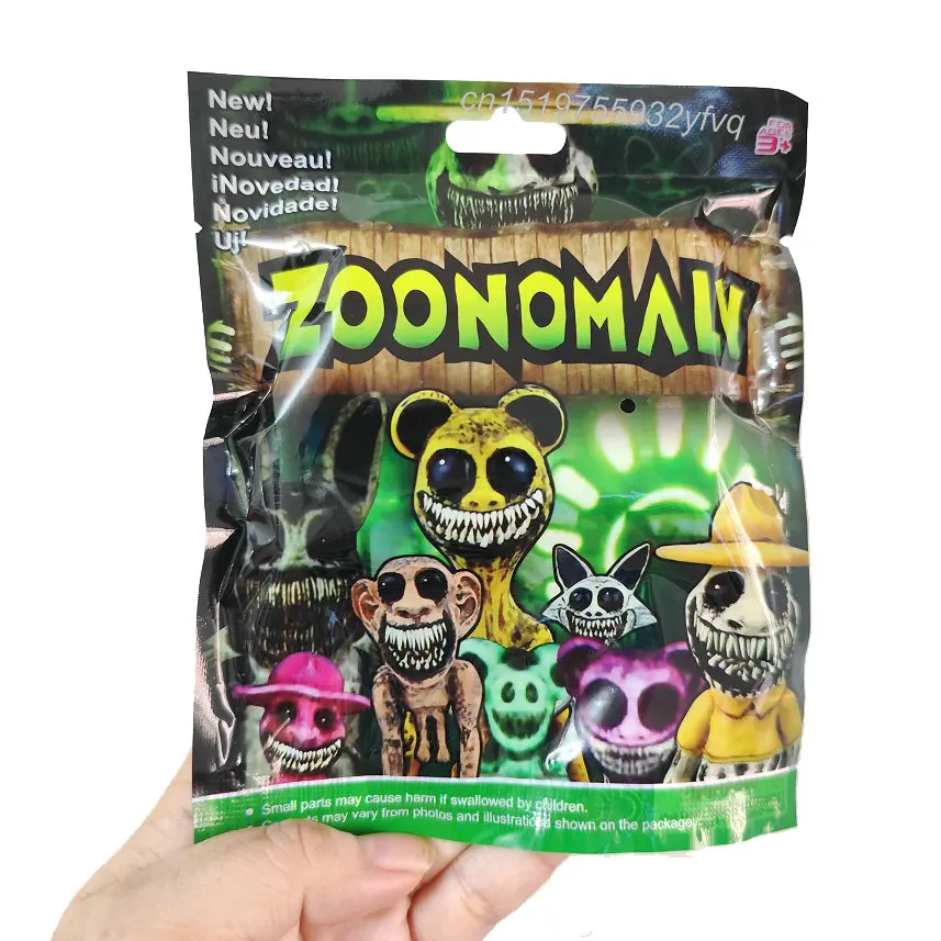thumbnail image 1 of 1 paquete de figuras de Zoonomaly al azar, juguete de cartas de juego de terror, modelo de muñeca, Zoon Monster, figuras de animales de gato y panda, regalo para niños, 1 of 5