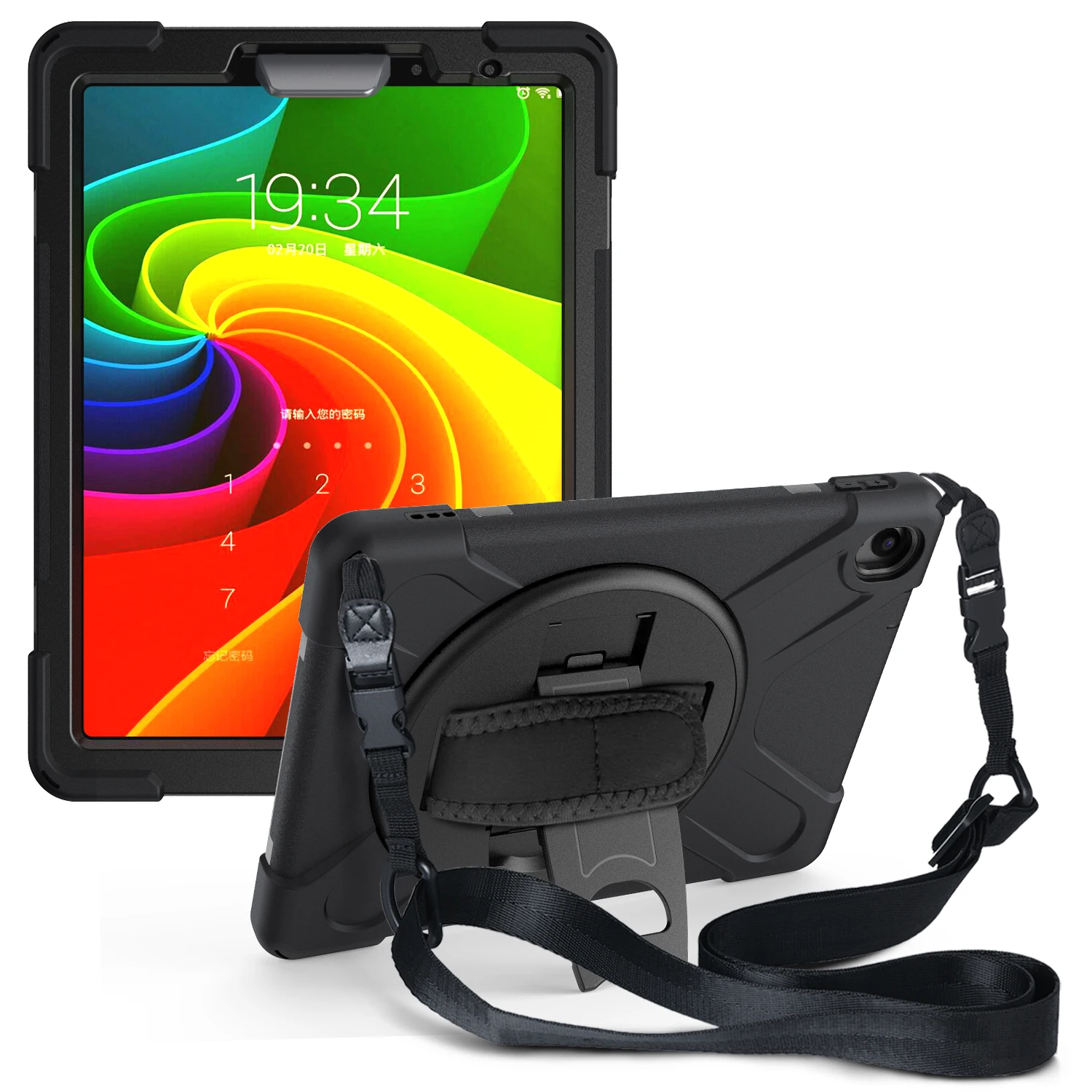 

Armored Shockproof Silicone PC Stand Case Cover For BBK S5